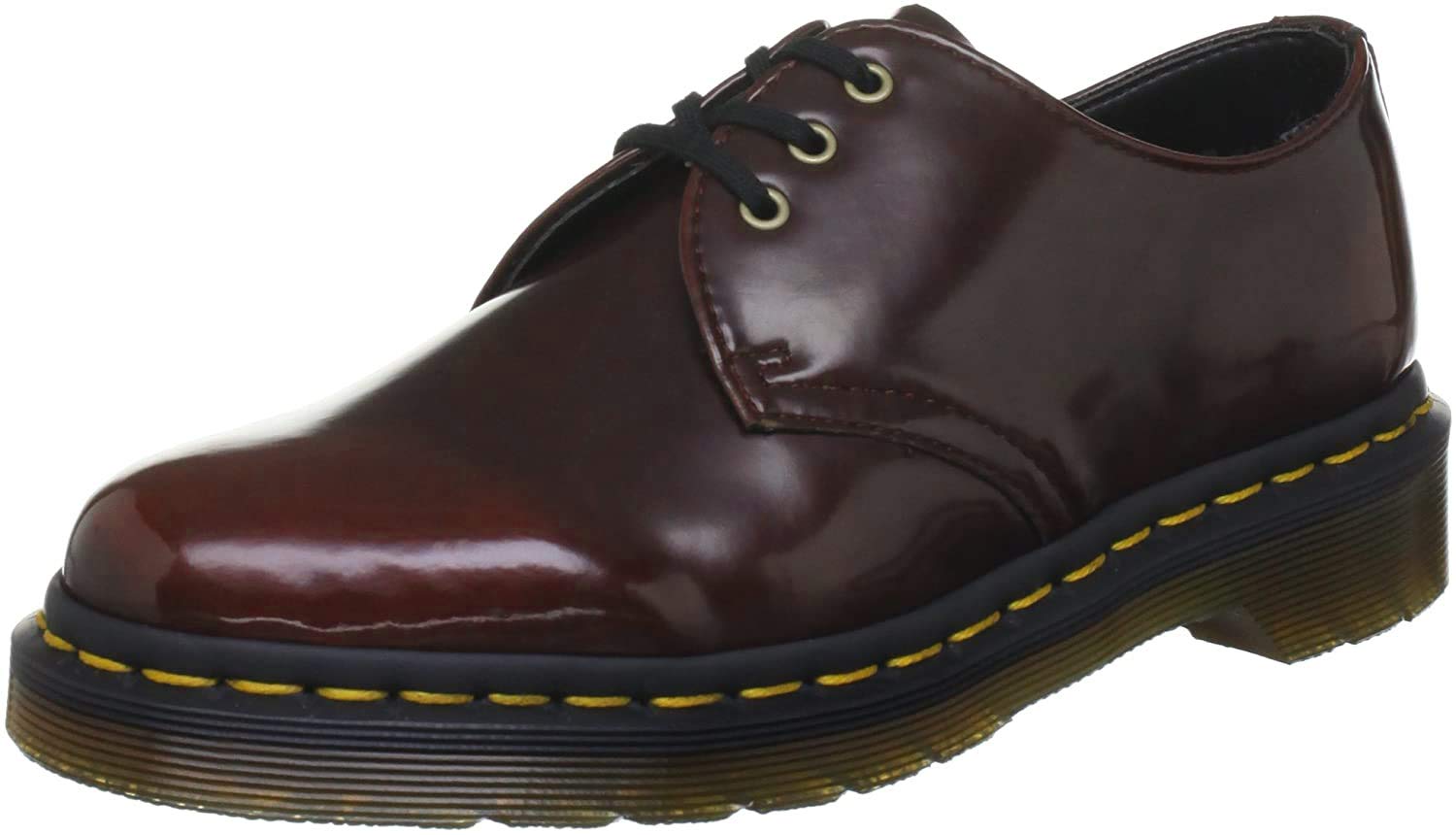 Dr. Martens 3 Eye Shoe Oxford, Red Cherry Red Cambridge Pinsel 601, 40 EU