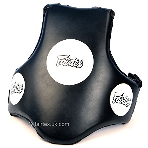 Fairtex Muay Thai Boxen Deluxe Body Armour Trainer Weste Schwarz