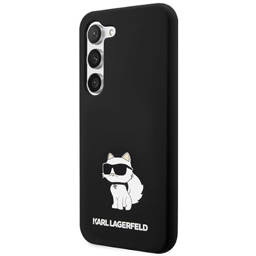 CG Mobile Karl Lagerfeld KLHCS24MSNCHBCK Hülle für S24+ S926 hardcase Schwarz Silicone Choupette