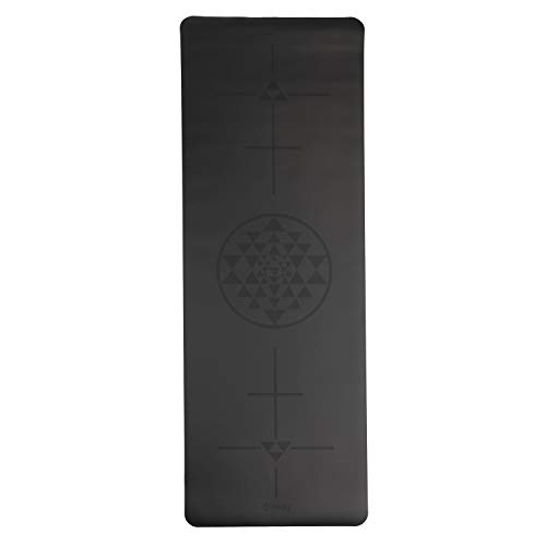 Design Yogamatte PHOENIX Mat (Alignment-Yantra, schwarz)