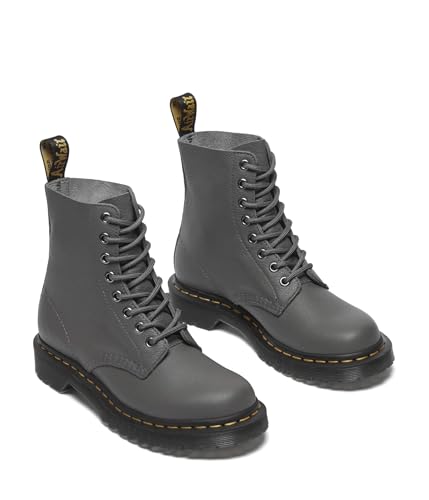 Dr. Martens Damen Schnürstiefeletten 1460 Pascal Grau Glattleder 41