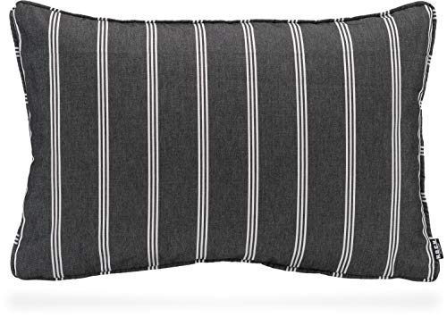 HOCK Outdoor Kissen New England (60x40, Black Stripes)