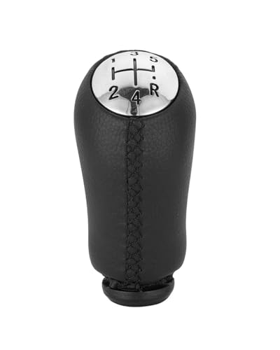 Schaltknauf Für Megane Laguna Für Clio II III 2 3 MK2 MK3 Auto-Schalthebelgriff 5-Gang-Auto-Schaltknauf Stick Head Handball Shift knob(Black)