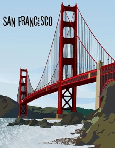 Hfmquisutron Jigsaw Puzzle 1000 Stück San Francisco Brücke Reise Poster Aus Holz Bunt Fähigkeit Spiel Für Die Ganze Familie Erwachsene Rg65Sm