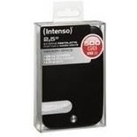 Intenso Memory Case - Festplatte - 500GB - extern (tragbar) - 6,4 cm (2.5) - USB3.0 - 5400 U/min - Puffer: 8MB - Schwarz (6024630)