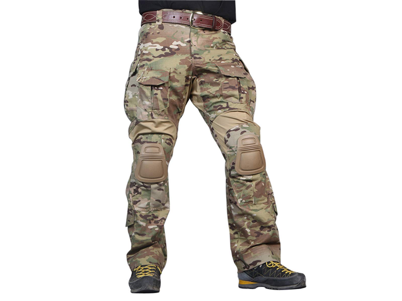 Paintball Equipment Tactical Emerson Gen3 Combat bdu Pants mit Kniehose Multicam MC (M)