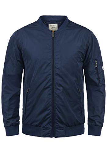 Blend Craz Herren Bomberjacke Übergangsjacke Jacke Mit Stehkragen, Größe:L, Farbe:Mood Indigo (74648)