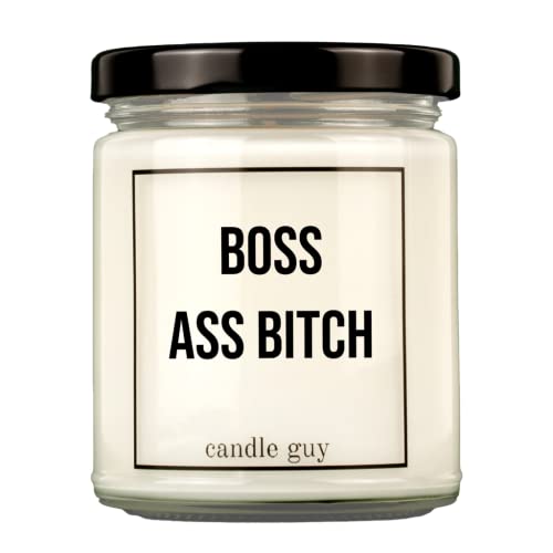 candle guy Duftkerze | Boss Ass Bitch | Handgemacht aus 100% Sojawachs | 70 Stunden Brenndauer