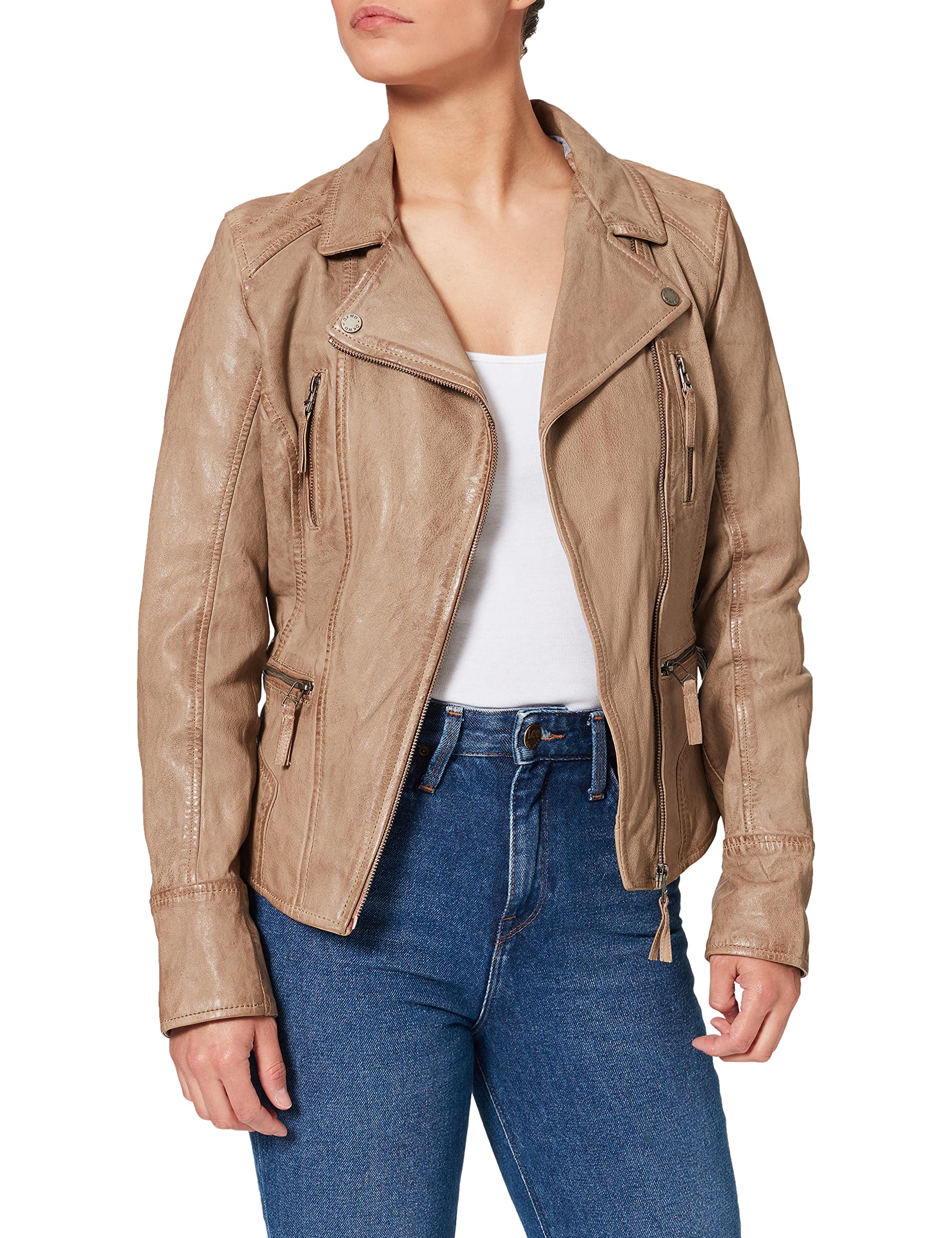 Oakwood Damen Camera Jacke, Beige (Beige Clair 0514), 38 (Herstellergröße: Large)