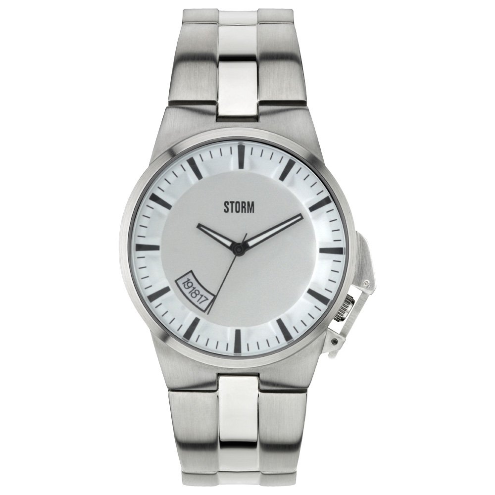 Storm Herren-Armbanduhr Analog edelstahl Silber 47209