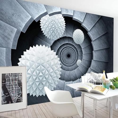 Runde Kugel Wand Eleganz 3D Tapeten Wanddekoration Fototapete Sofas Wohnzimmer Wandbild Schlafzimmer-430cm×300cm