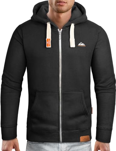 Grin&Bear Herren Kapuzenpullover schwarz, M, GEC022