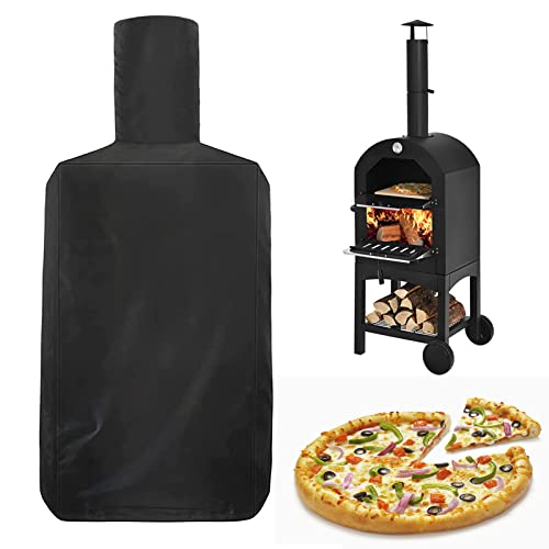 longziming Pizzaofenabdeckung, 210D Outdoor Pizzaofen Schutzhülle Schwer, Wetterfest, Staubdicht, Pizzaofen Schutzhülle – 168 x 63 x 50 cm