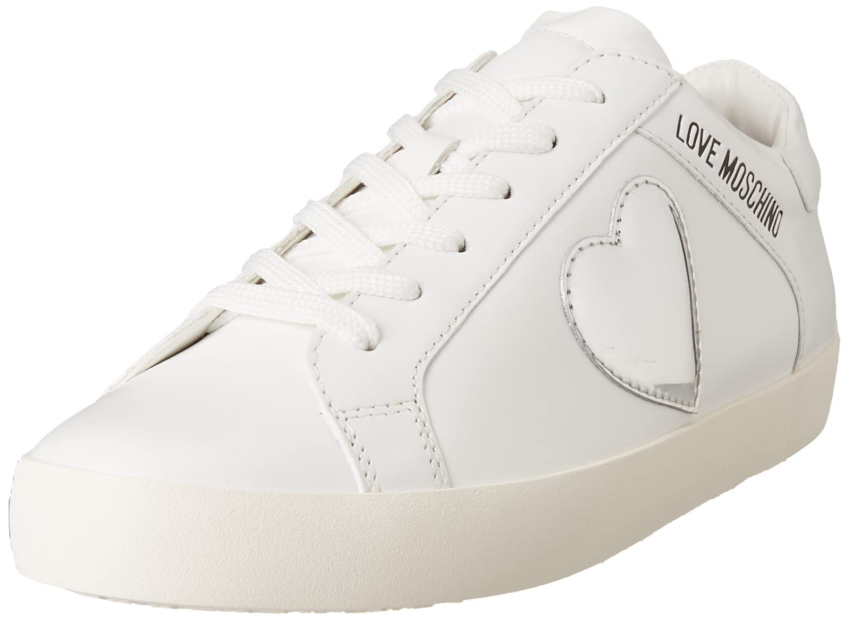 Love Moschino Damen Nuova pre-Collezione Primavera Estate 2022 Gymnastikschuh, Bianco, 35 EU