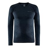 Craft CORE Dry Active Comfort LS | Funktionsshirt Herren Langarm S | Blaze | Bodymaping für verbesserte Thermoregulierung | Unterziehshirt Herren aus recycelten Materialien | Activewear für Herren