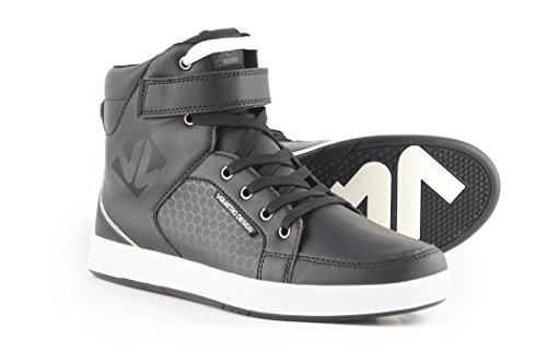 V Quattro Design - V4S-SSPV-BKW44 - Supersport Vented Schuhe Herren - Schwarz - 44 EU