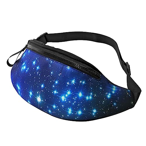 HSJFS Basketball-Brusttasche mit buntem Skizzen-Motiv, bedruckt, für Sport, Crossbody-Tasche, Galaxy Stars, Einheitsgröße