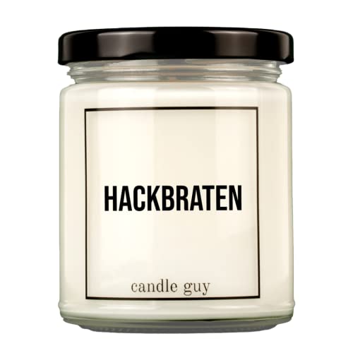 candle guy Duftkerze | Hackbraten | Handgemacht aus 100% Sojawachs | 70 Stunden Brenndauer