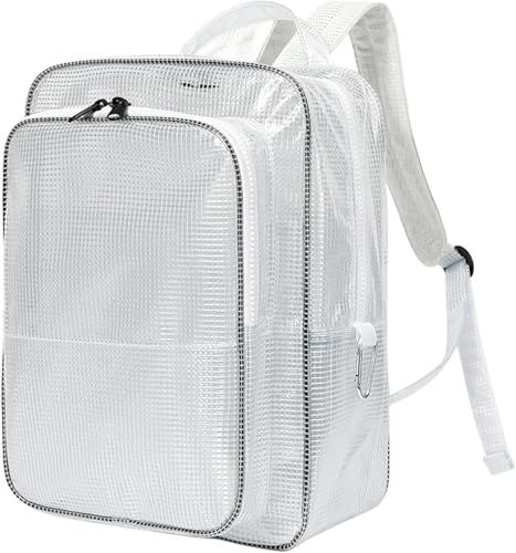 Rucksack, antistatisch, staubfrei, Rucksack, transparenter Netzrucksack, Ingenieur-Werkzeugtasche, 17 Zoll/20 cm, A