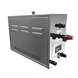 Dampfsauna-Generator Sauna -Ausrüstung Automatisch Edelstahl Sauna Nassdampfgenerator Maschine Entwässerung Trockener Nassschweiß Dampfbad für Home Spa(Size:AT-45B)