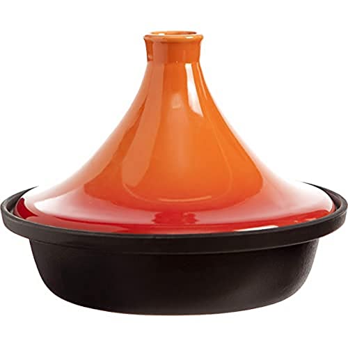 Cosy & Trendy 6356984 Tajine Induktion, Gusseisen, Schwarz, D 25 CM