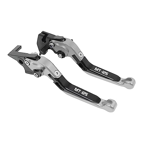 AXCAR Motorrad Zubehör Einstellbare Folding Brems Kupplung Hebel Ausziehbare Griffe Hebel Für Y&amaha MT125 MT 125 MT-125 2014-2021 Kupplung Bremshebel