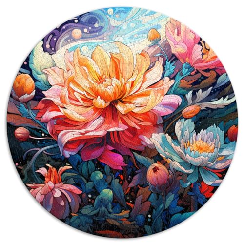 Puzzlespiel „Serene Floral Dream“ Puzzle für Erwachsene, 1000 Teile, 67,5 x 67,5 cm, Denksportspiel, tolles Geschenk für die ganze Familie