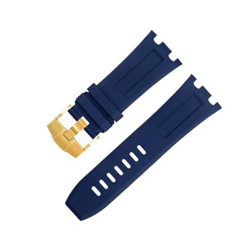 IOTUP AP Armband für Audemars und Piguet Belt 15710/15703, nicht Qucik Release 28 mm, natürliches Fluor, weiches FKM-Gummi-Armband, Zubehör, Uhrenarmband, 28MM, Achat