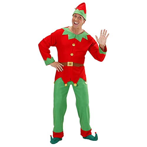 Widmann 11002933 Erwachsenenkostüm Elf Santas Helfer, mens, S