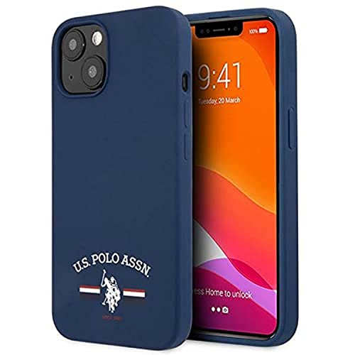 US Polo USHCP13MSFGV hülle für iPhone 13 6,1" Marine Silicone Collection