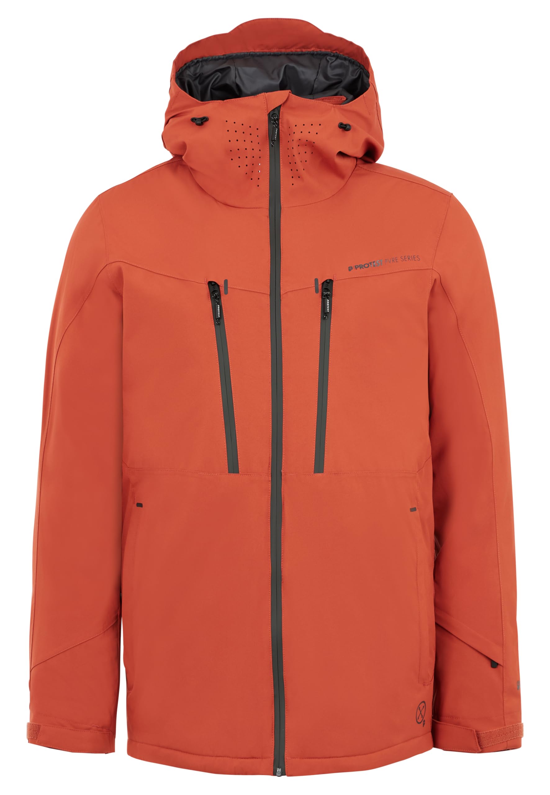 Protest Men Ski- Und Snowboardjacken PRTTIMO 23 Brick Orange S