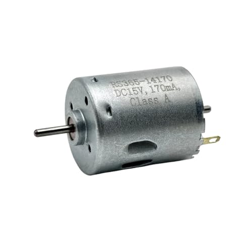 NORAZE Runder 28-mm-RS-365-14170-Motor DC 12 V 14,4 V 15 V 18 V Micro 365-Elektromotor Dual 2,3 mm Welle for Kehrroboterreiniger