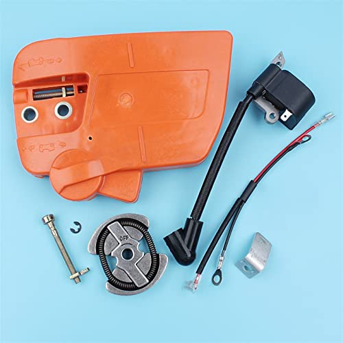 DOFABI Kettenrad, Kupplungsdeckel, Zündspule, Schraubensatz, for Husqvarna, 235 E 240 E Kettensäge 525628901, Kill Switch Catcher 530014949 Schalter-Austauschsatz