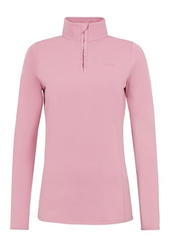 Protest Damen Oberteil Mit 1/4 Reißverschluss FABRIZ Stretch Cameo Pink L/40