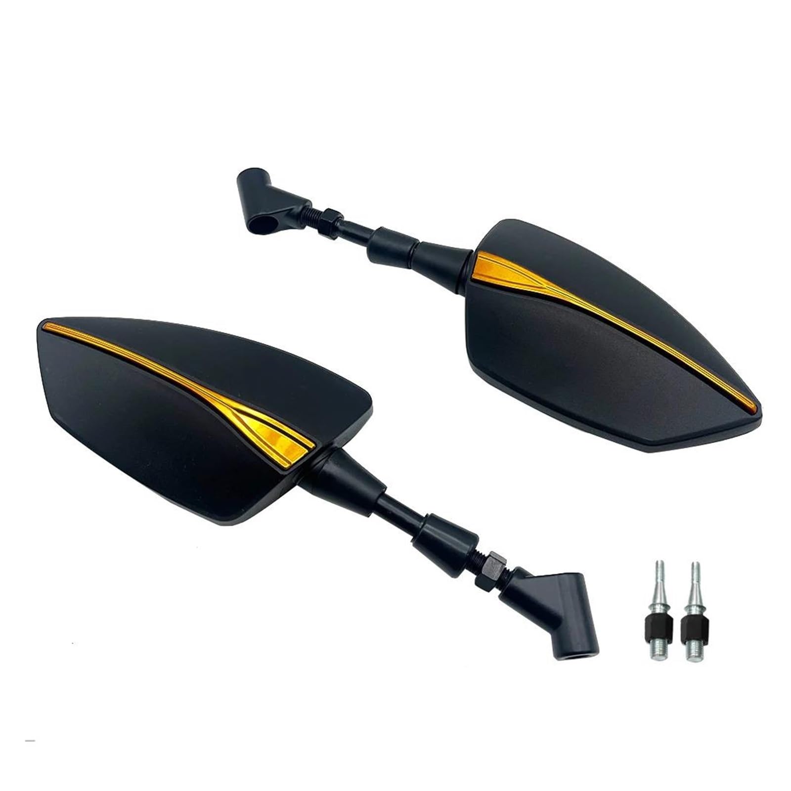 Universell Verstellbarer Rückspiegel, Seitenrückspiegel Für Zontes 310X 310T 310V 310R ZT310 Zt250 310 V X T R Motorradspiegel-Set(GOLD)