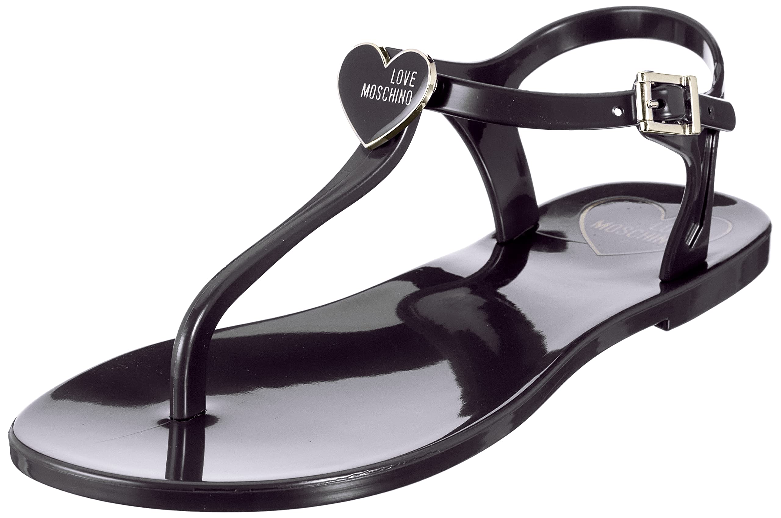 Love Moschino Damen Ja16011g1gi3700037 W.Sandal, Schwarz, 37 EU