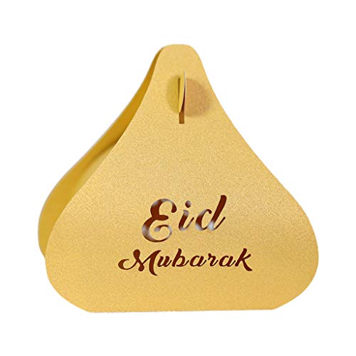 100 Stück Eid hohle Briefe Süßigkeitenboxen für Schokolade Geschenkboxen für Geschenke, große Großpackung