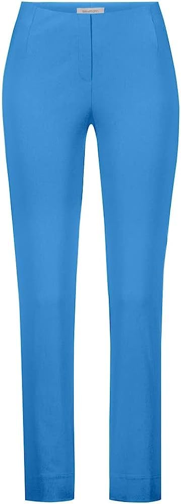 Stehmann, INA-740, gerade geschnittene Stretch-Hose in zusätzlichen Farben Größe 34, Farbe diva blue