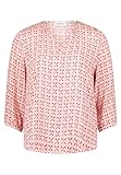 Cartoon Damen Casual-Bluse mit Muster Cream/Pink,38