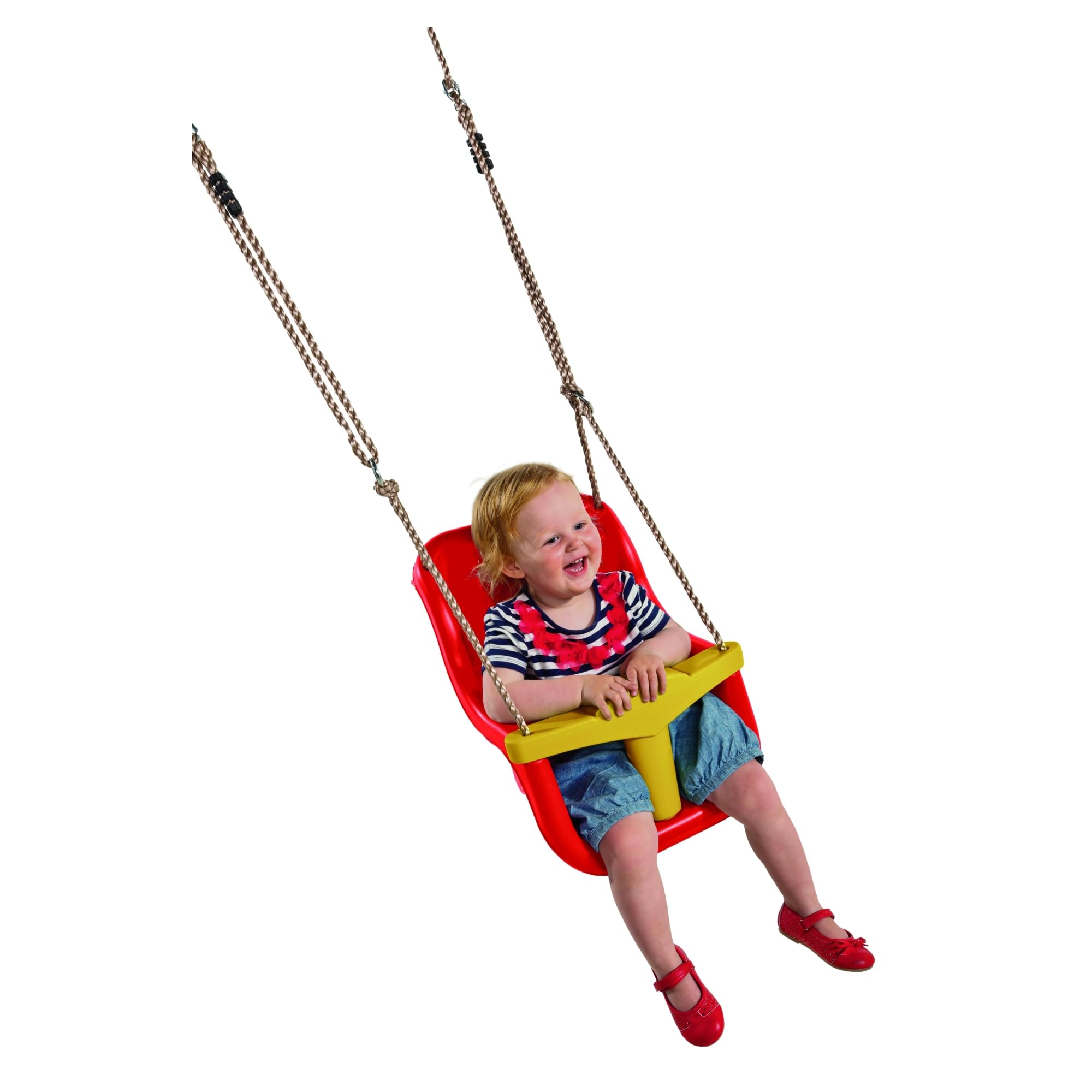 TETZNER&JENTZSCH Babyschaukel Giant Kunststoff rot Seillänge ca. 250 cm