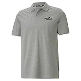 PUMA Herren Ess Pique Poloshirt, Medium Gray Heather-cat, 4XL EU