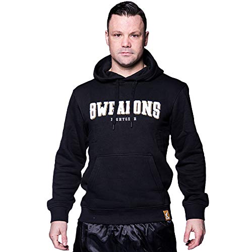 8 Weapons Hoodie, Classic, schwarz, M