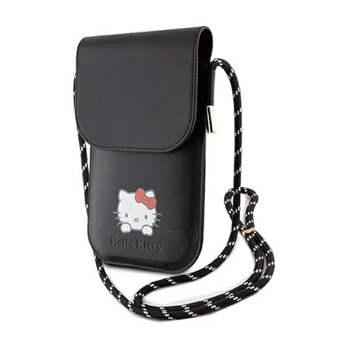 CG MOBILE Hello Kitty Tasche HKOWBSKCDKK Schwarz Leather Daydreaming Cord