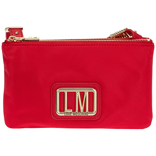 Love Moschino Damen Collezione Autunno Inverno 2021 Umhngetasche, rot, Einheitsgröße