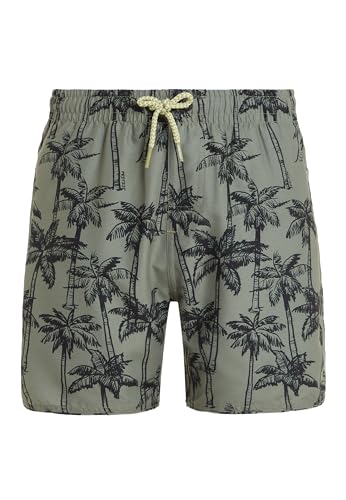 PRTFAAS JR - Beachshorts Badeshorts grün Gr. 176 Jungen Kinder