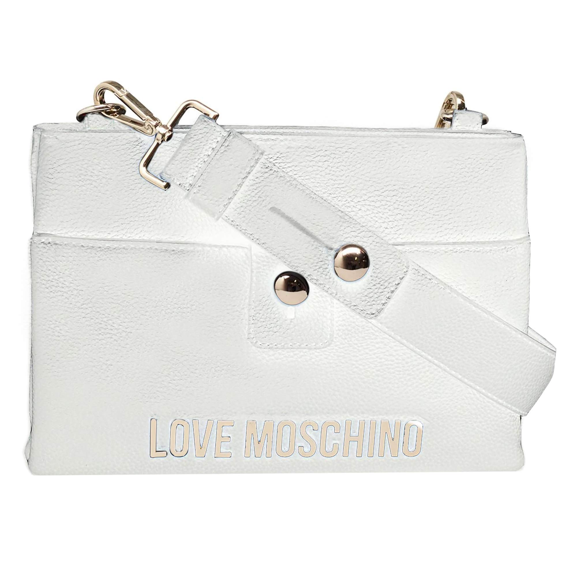 Love Moschino SS21 Damen Schultertasche Frühling Sommer 2021 Weiß Normal