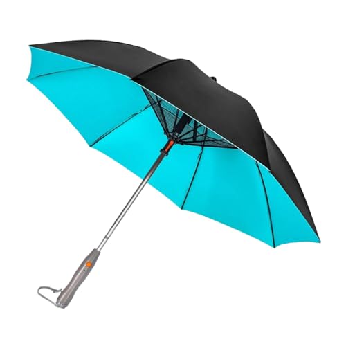 Cooling Sunshade Umbrella - Umbrella With Fan And Mist Spray, UV Blocking Umbrella With Fan | Rechargeable Portable Sun Umbrella With Fan And Mister For Summer Travel, Beach, Golf, Outdoor, Sports