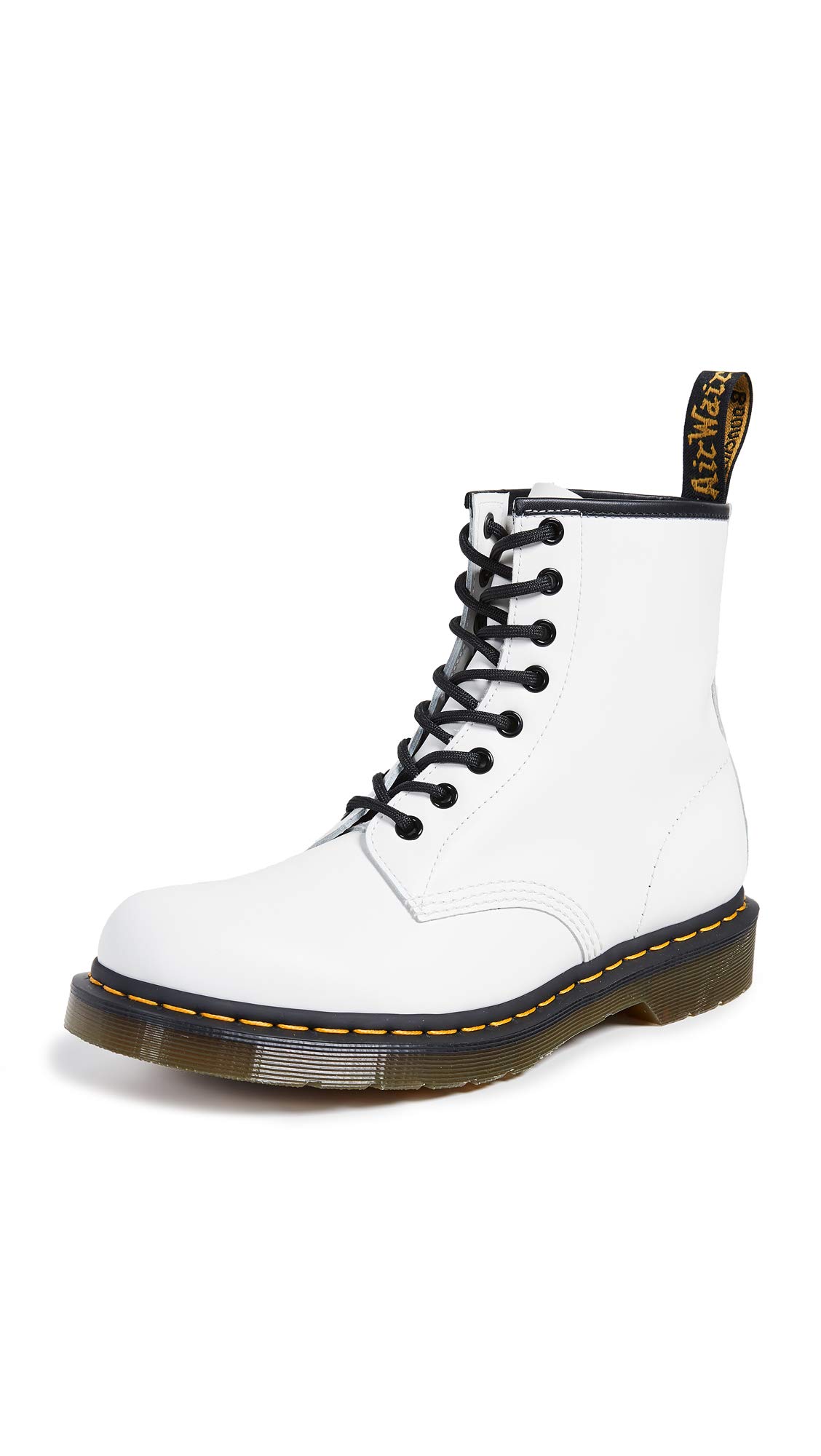 Dr. Martens Unisex 1460 Combat Boots, Weiß Smooth 59 Last White, 40 EU