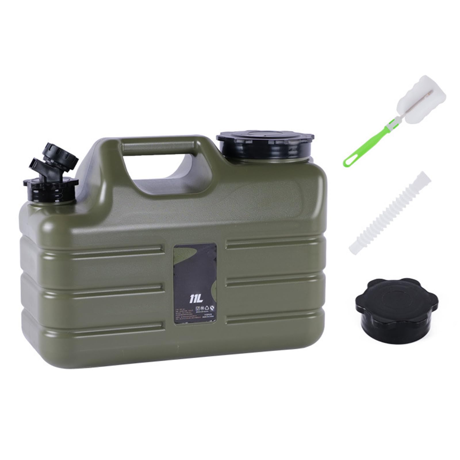 LIbgiubhy Tragbarer Wasserbehälter mit Wasserhahn, Outdoor-Wasserträger, große Kapazität, Wasserbehälter für Camping, Angeln, Picknick, Wandern