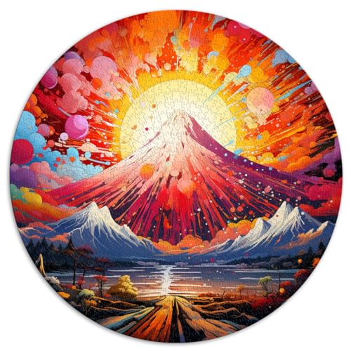 Puzzle, Fuji-Berg, Japan, 1000 Teile, Puzzle, 26,5 x 26,5 Zoll, für Puzzle, Familienaktivität, Puzzle, Lernspiele